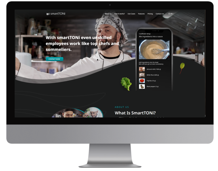 smartTONi Website Laptop 1