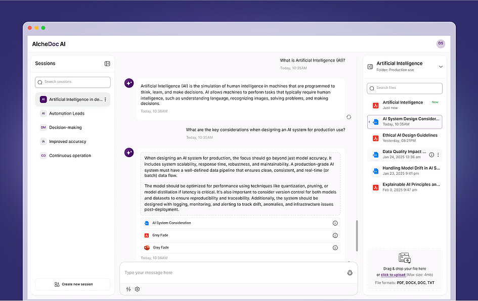 Alchedoc.ai – AI-Powered Document Management Simplified