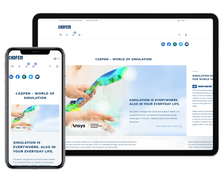 CADFEM Tab and Mobile