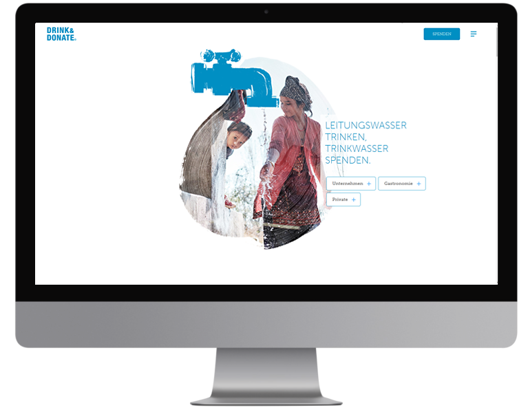 DRINK & DONATE Laptop