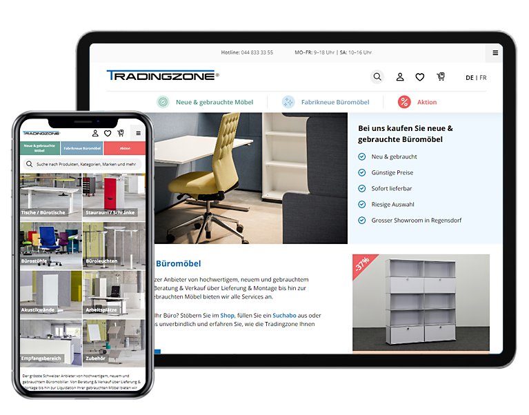 Tradingzone Tab and Mobile